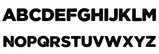 CourageRoad Schriftart Groß