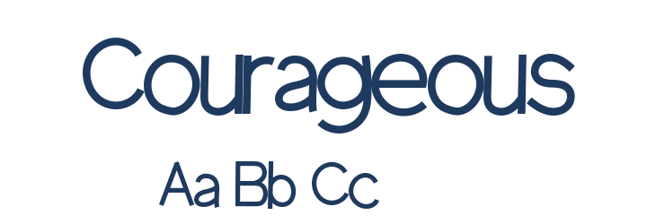Courageous Font Preview
