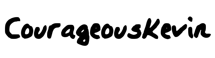 CourageousKevin  免费字体下载