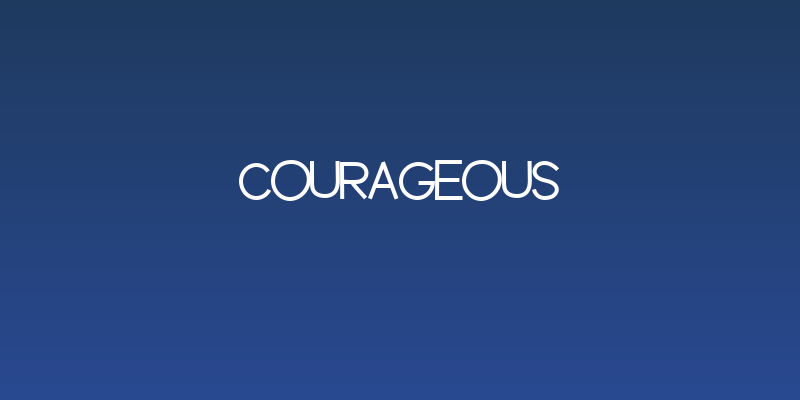 Courageous Social Header
