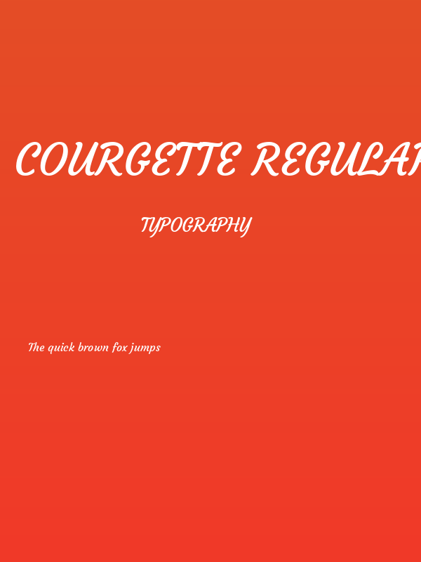 Courgette Regular Poster