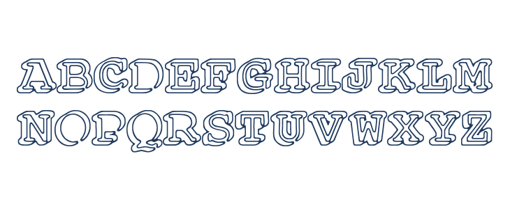 Courier Funeral Uppercase