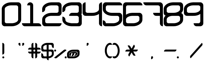Courier-Now Font OTHER CHARS