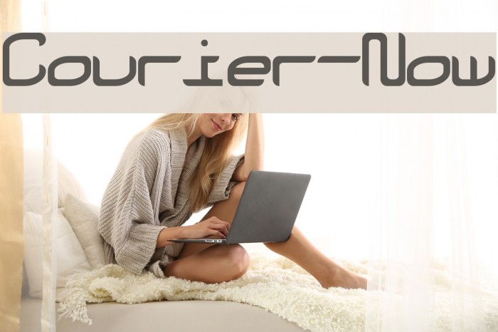 Courier-Now Font examples