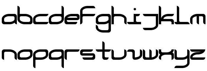 Courier-Now Font LOWERCASE