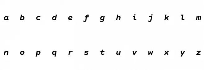 Courier Prime Sans Bold Italic خط أحرف صغيرة