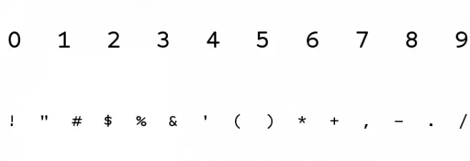 Courier Prime Sans Font OTHER CHARS