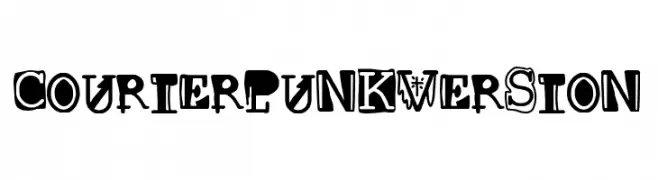 Courier punk Version  Frei Schriftart Herunterladen