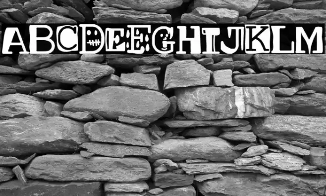 Courier punk Version Font examples