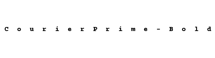 CourierPrime-Bold Font