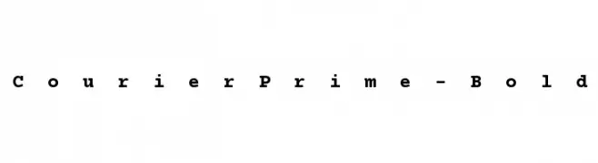 CourierPrime-Bold  Fuentes Gratis Descargar