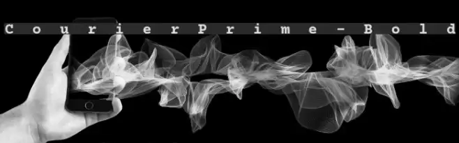 CourierPrime-Bold Font examples