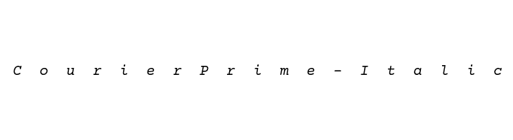 CourierPrime-Italic  Descarca Fonturi Gratis