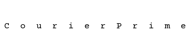 CourierPrime  Frei Schriftart Herunterladen