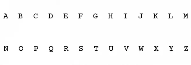 CourierPrime Шрифта ВЕРХНИЙ