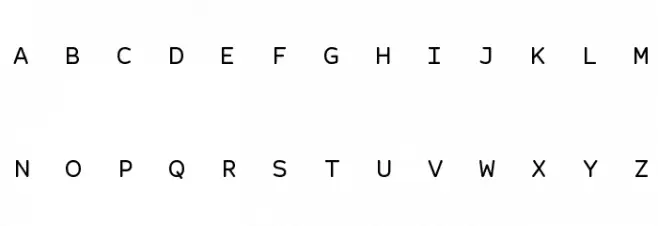 CourierPrimeCode-Regular Schriftart Groß