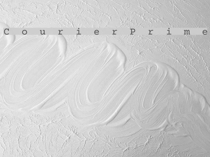 CourierPrime Font examples