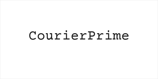 CourierPrime Logo