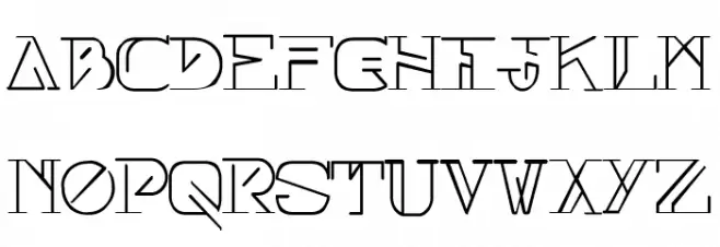 Courrrier フォント 大文字