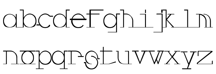 Courrrier Font LOWERCASE