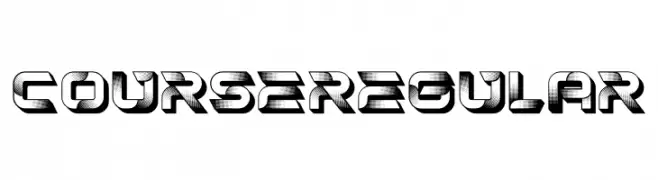 Course Regular  font caratteri gratis