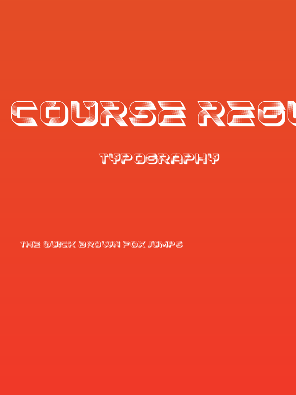 Course Regular Poster