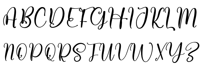 Course Font UPPERCASE