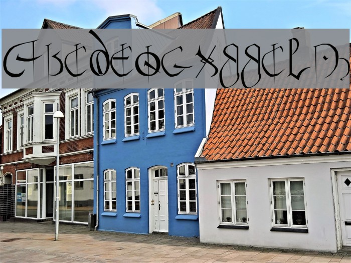 Courthand Plain: Font examples
