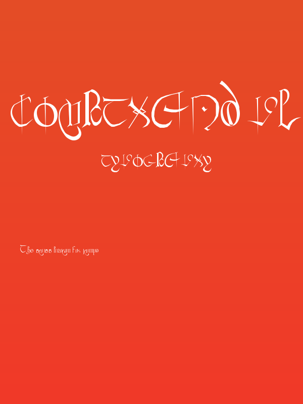 Courthand Plain: Poster