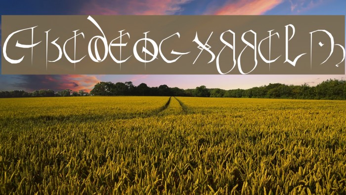 Courthand Regular Font examples