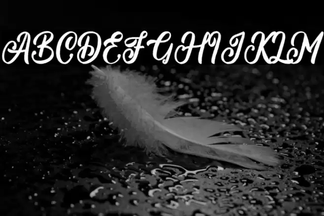 Courtland Font examples