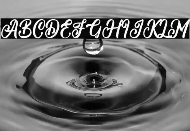 Courtland Font examples