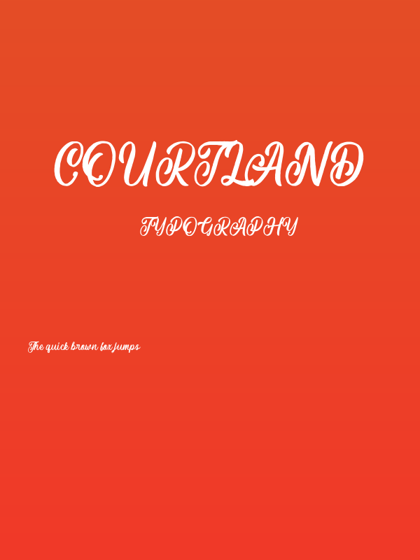 Courtland Poster