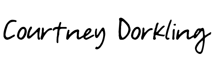 Courtney Dorkling Font