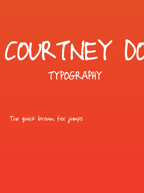 Courtney Dorkling Poster