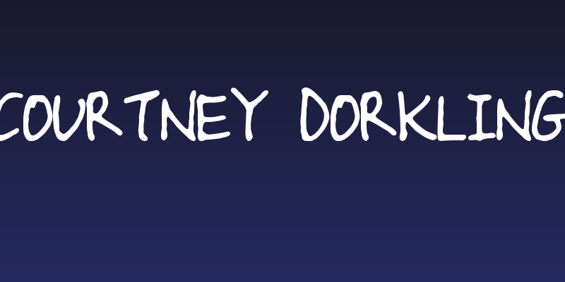 Courtney Dorkling Social Header