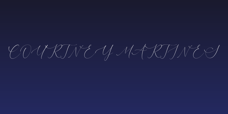 Courtney Martines Social Header