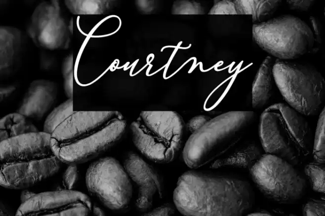 Courtney Font examples