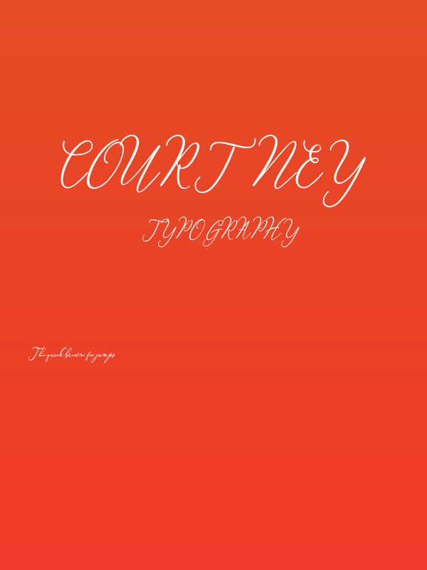 Courtney Poster