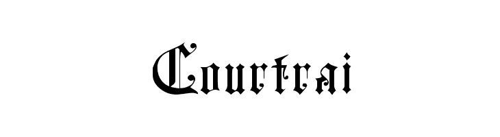 Courtrai  Descarca Fonturi Gratis