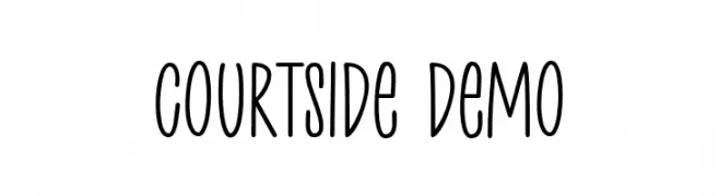 Courtside Demo Font