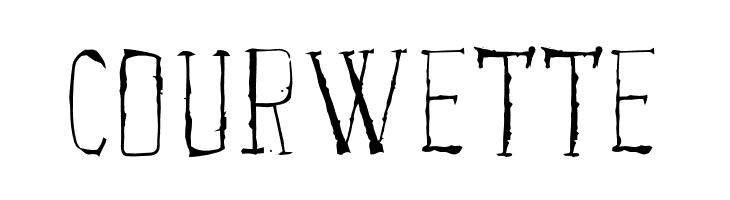 Courwette  フリーフォントのダウンロード