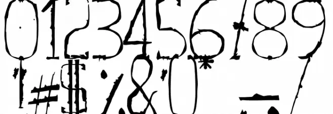 Courwette Font OTHER CHARS