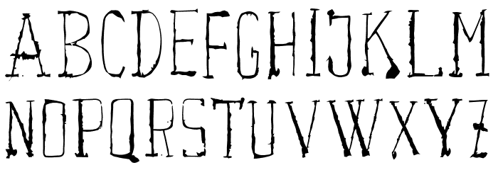 Courwette Schriftart Kleinbuchstaben