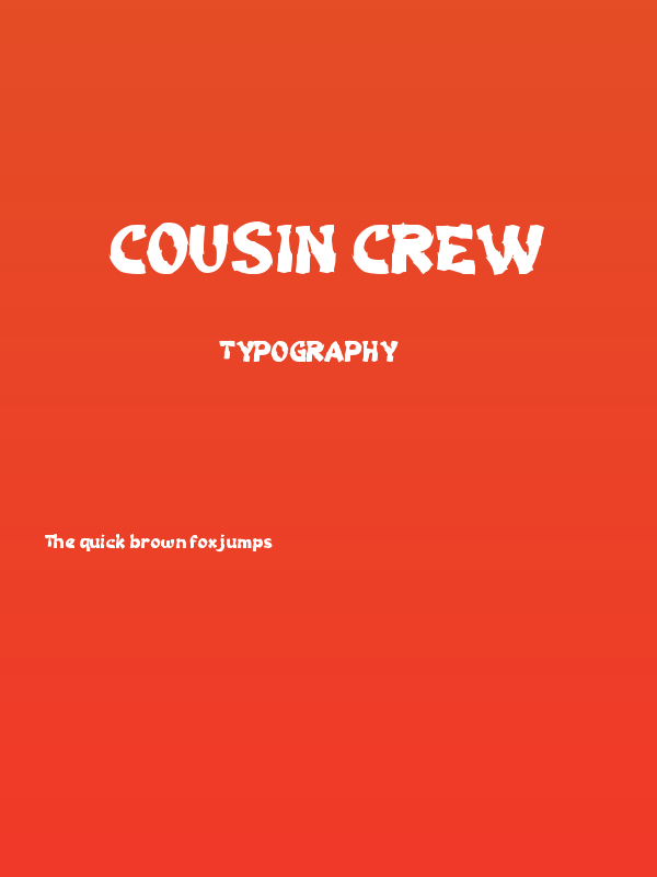 Cousin Crew Poster