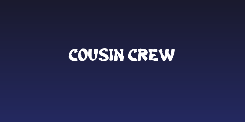 Cousin Crew Social Header