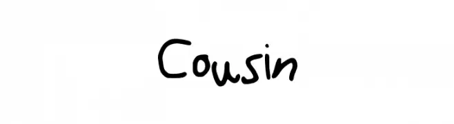 Cousin  les polices de caractères gratuit tlcharger
