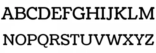 Coustard Regular Schriftart Groß