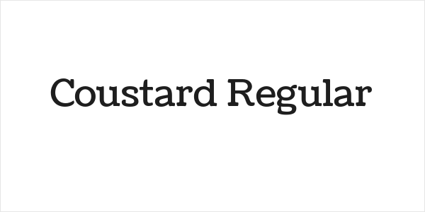 Coustard Regular Logo