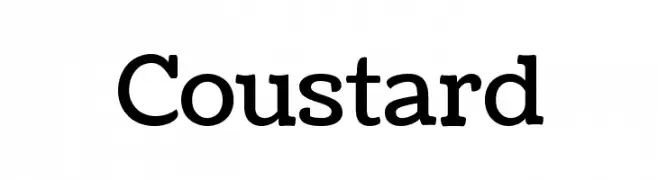 Coustard  Fuentes Gratis Descargar